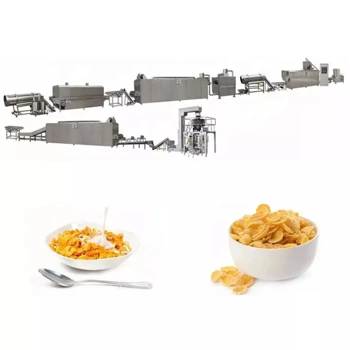 Breakfast Corn Flakes Extruder Machine